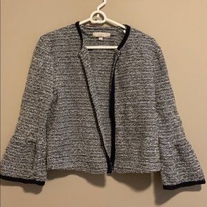 Loft navy and white jacket medium